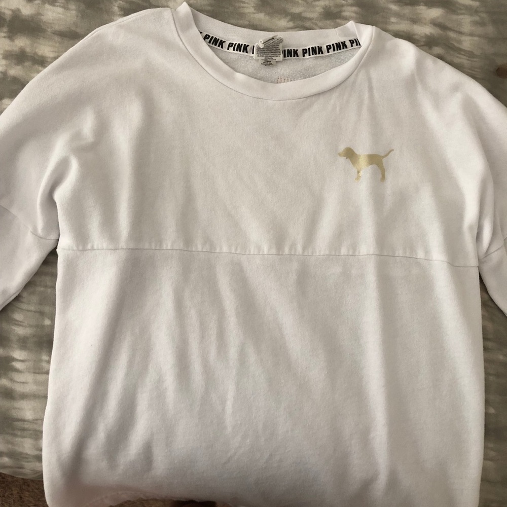 VS Pink White & Gold Shirt